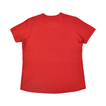 Vintage Champion T-Shirt Red Ladies Medium