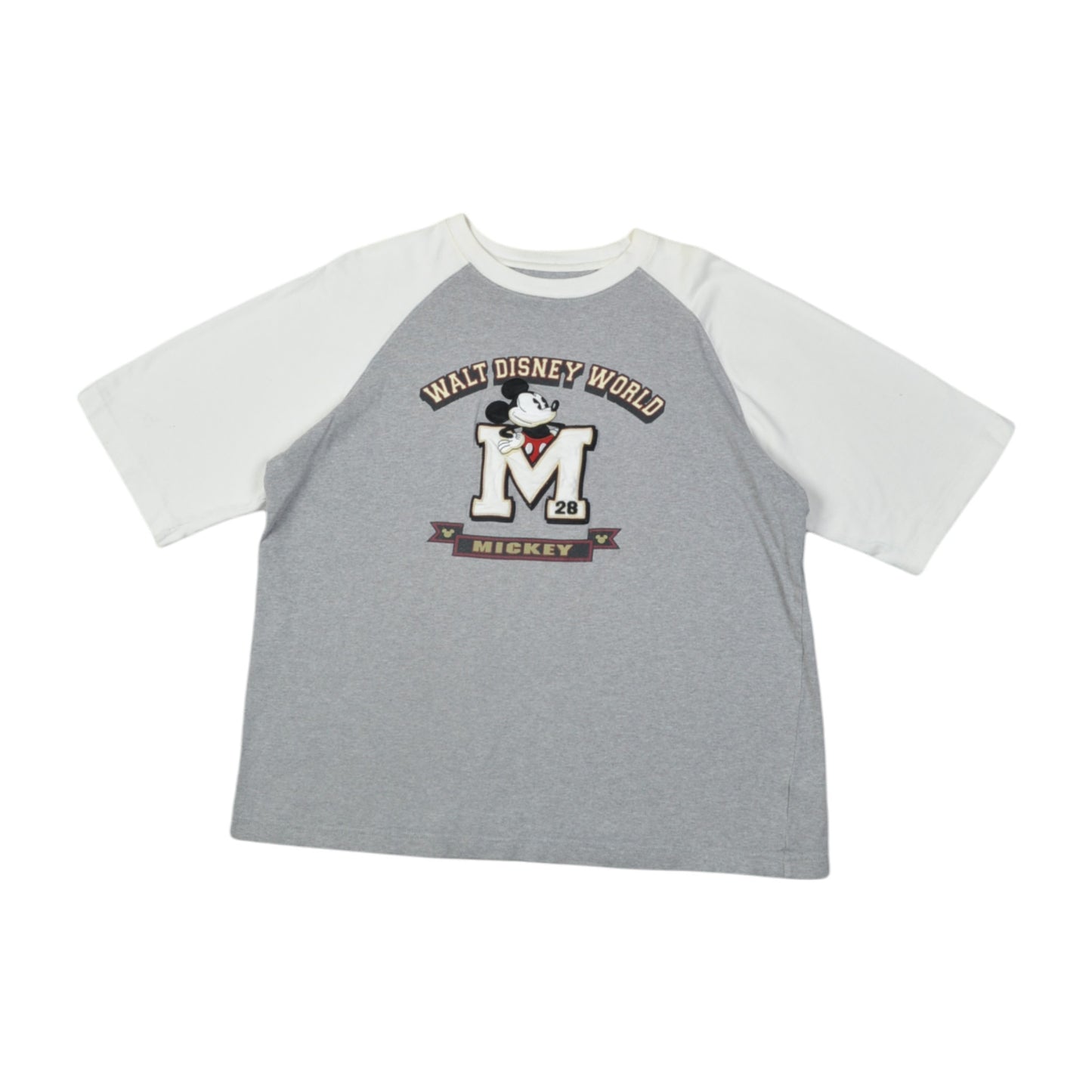 Vintage Walt Disney World Mickey Mouse T-Shirt Grey Medium