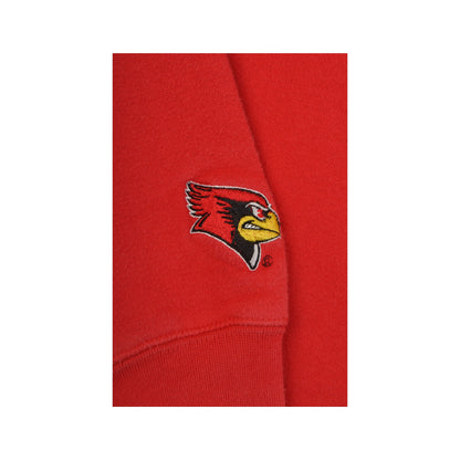Vintage Illinois State Ravens Hoodie Sweatshirt Red Small