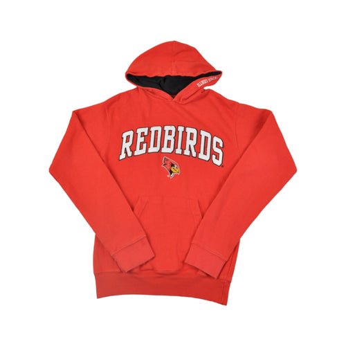 Vintage Illinois State Redbirds Hoodie Sweatshirt Red XS