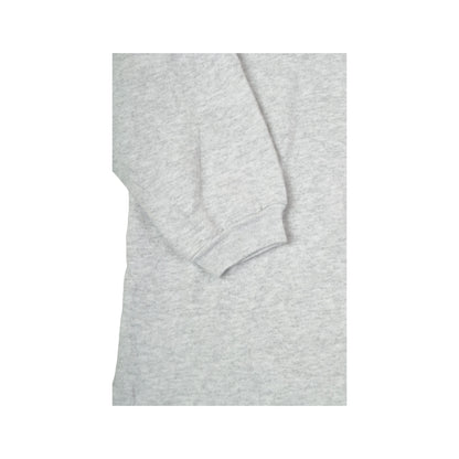 Vintage 90s Sweatshirt Longline Grey Ladies XXL