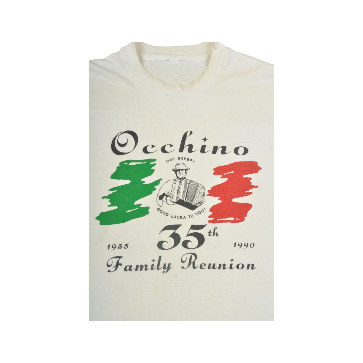 Vintage Family Reunion T-shirt Off White Large