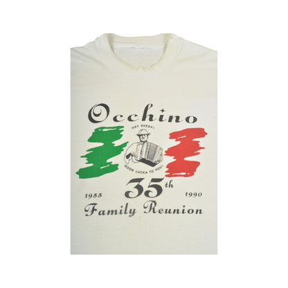 Vintage Family Reunion T-shirt Off White Large