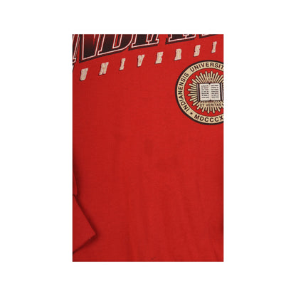 Vintage Indiana University Crew Neck Sweatshirt Red Small