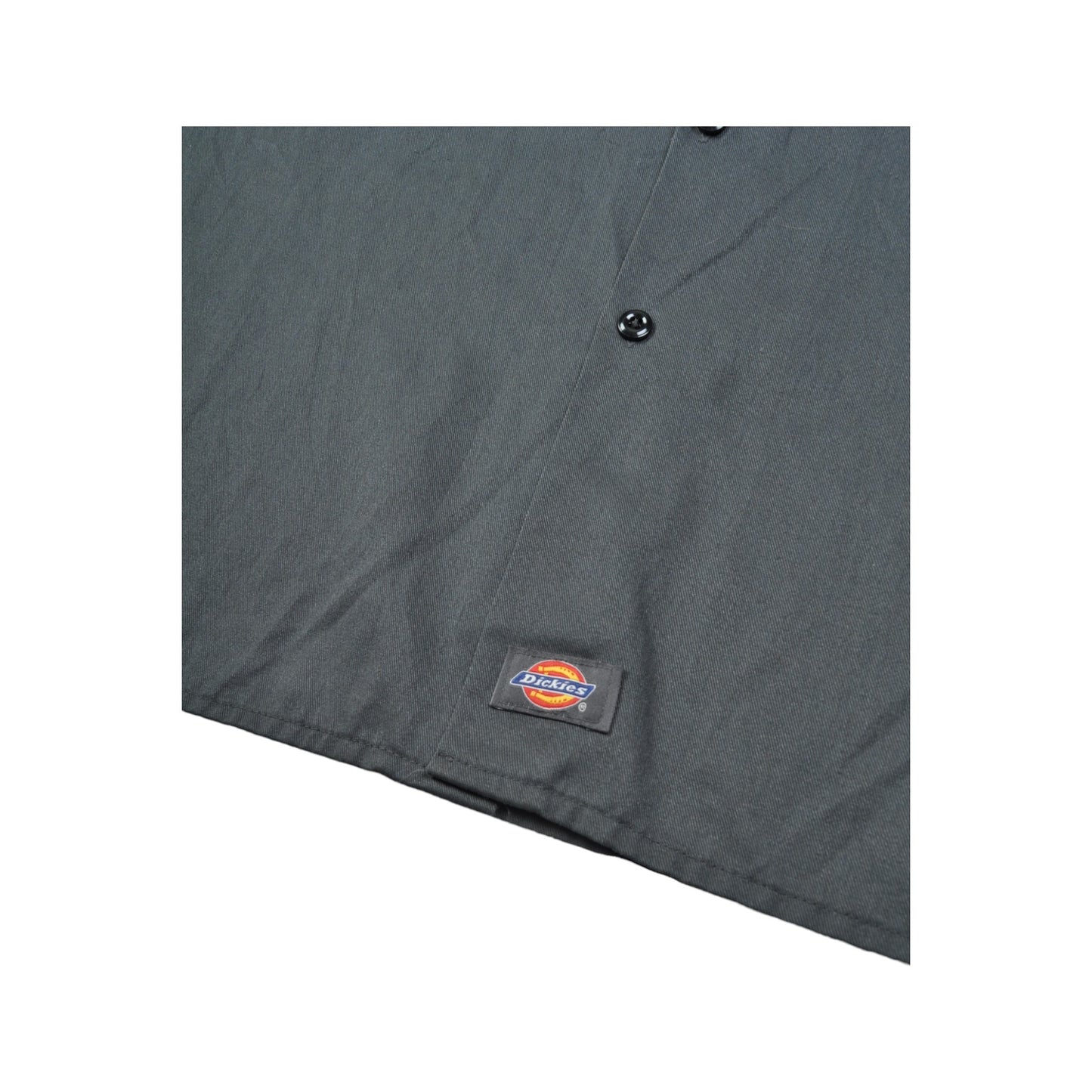 Vintage Dickies Workwear Shirt Short Sleeve Grey XXL