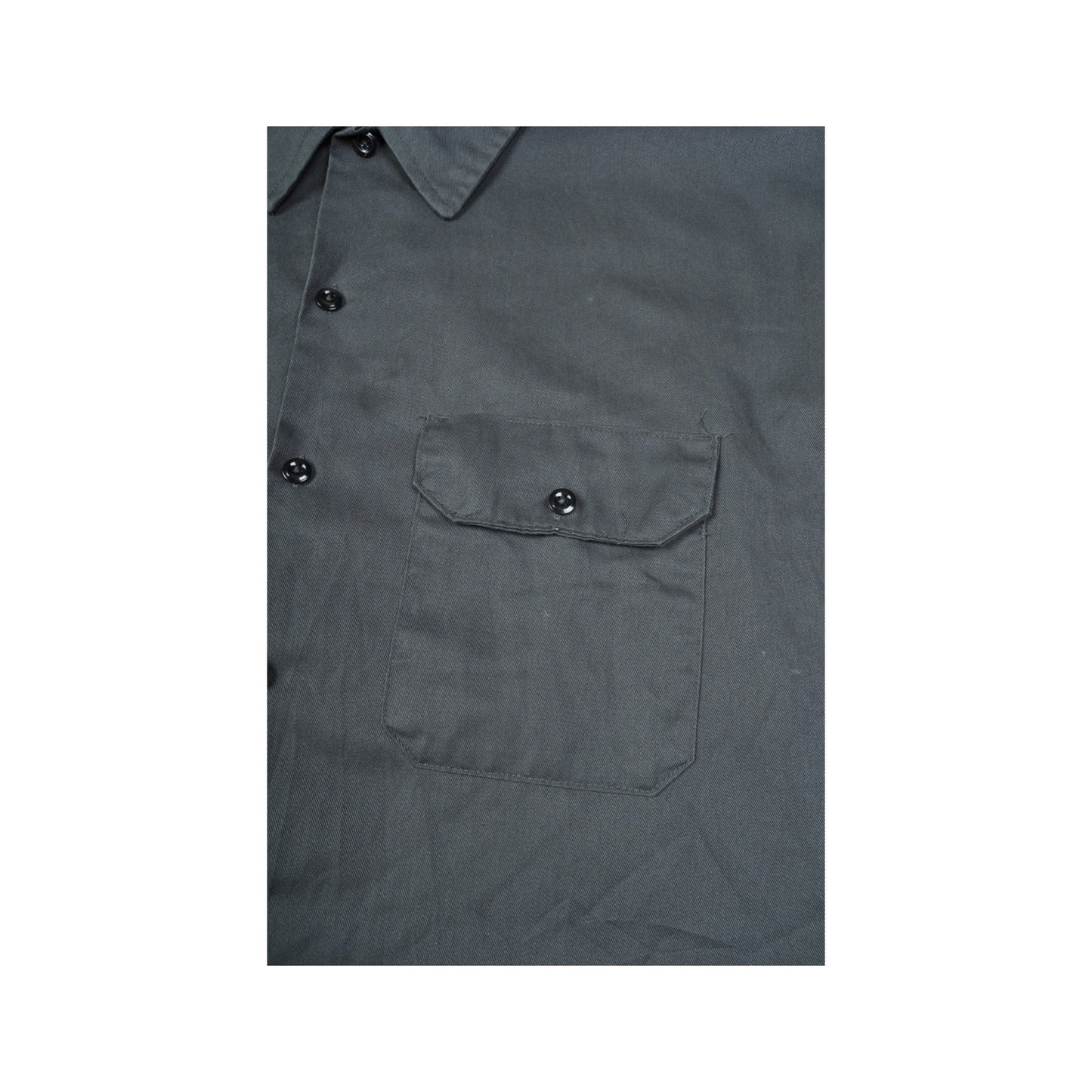 Vintage Dickies Workwear Shirt Short Sleeve Grey XXL