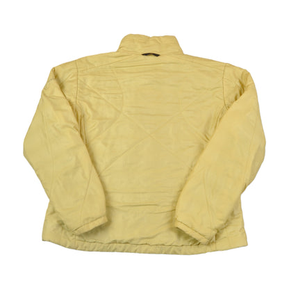 Vintage Columbia Jacket Fleece Lined Yellow Ladies XL