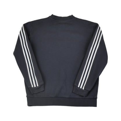 Vintage Adidas Sweatshirt Navy Small