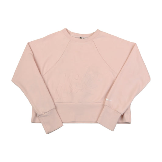 Vintage Nike Cropped Sweater Pink Ladies Small