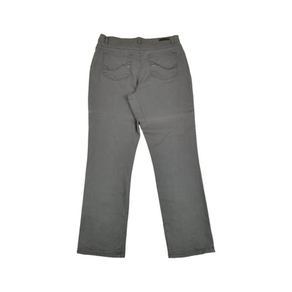 Vintage Lee Y2K Cotton Pants Grey Ladies W36 L32