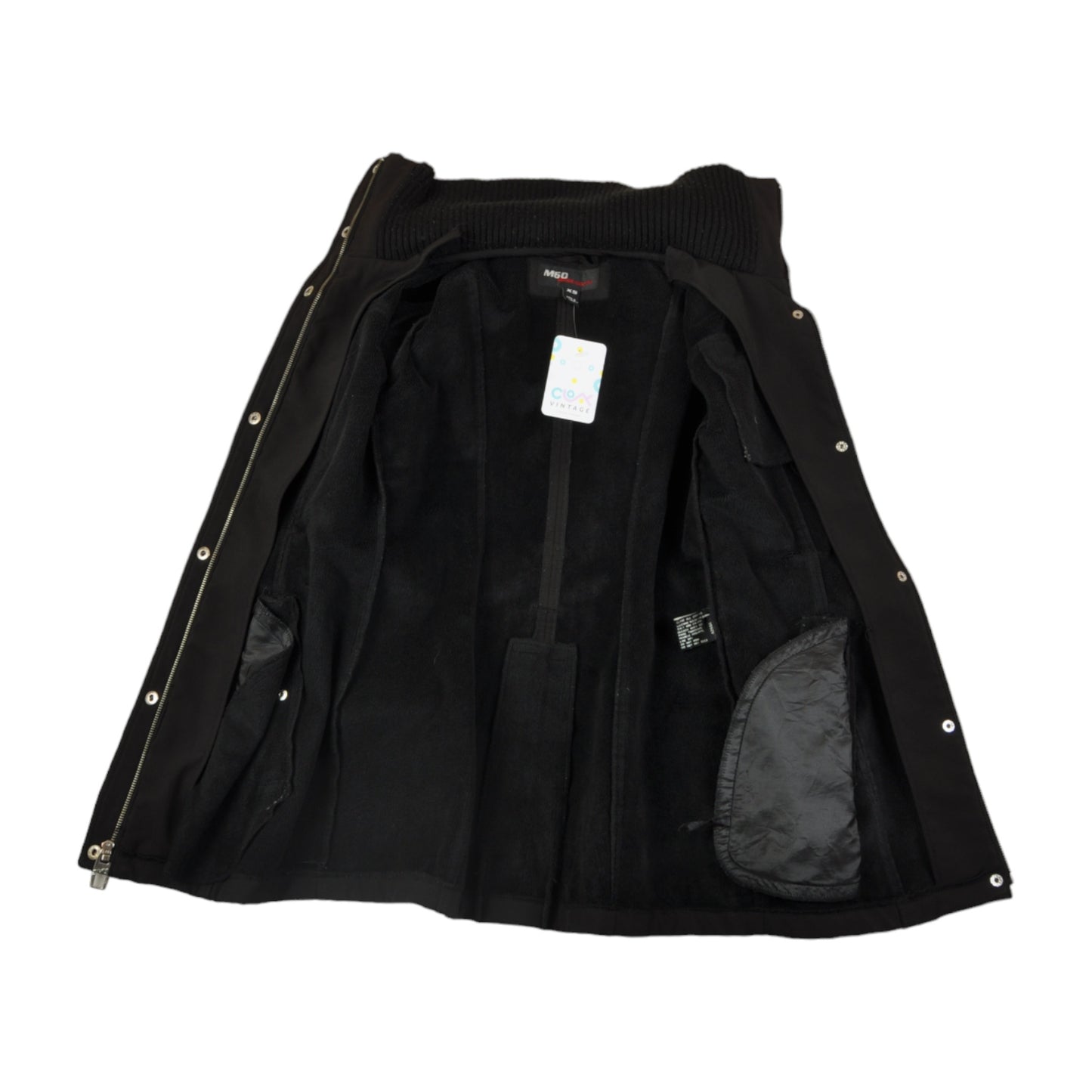 Vintage Miss Sixty Jacket Thermal Lining Black Ladies XS