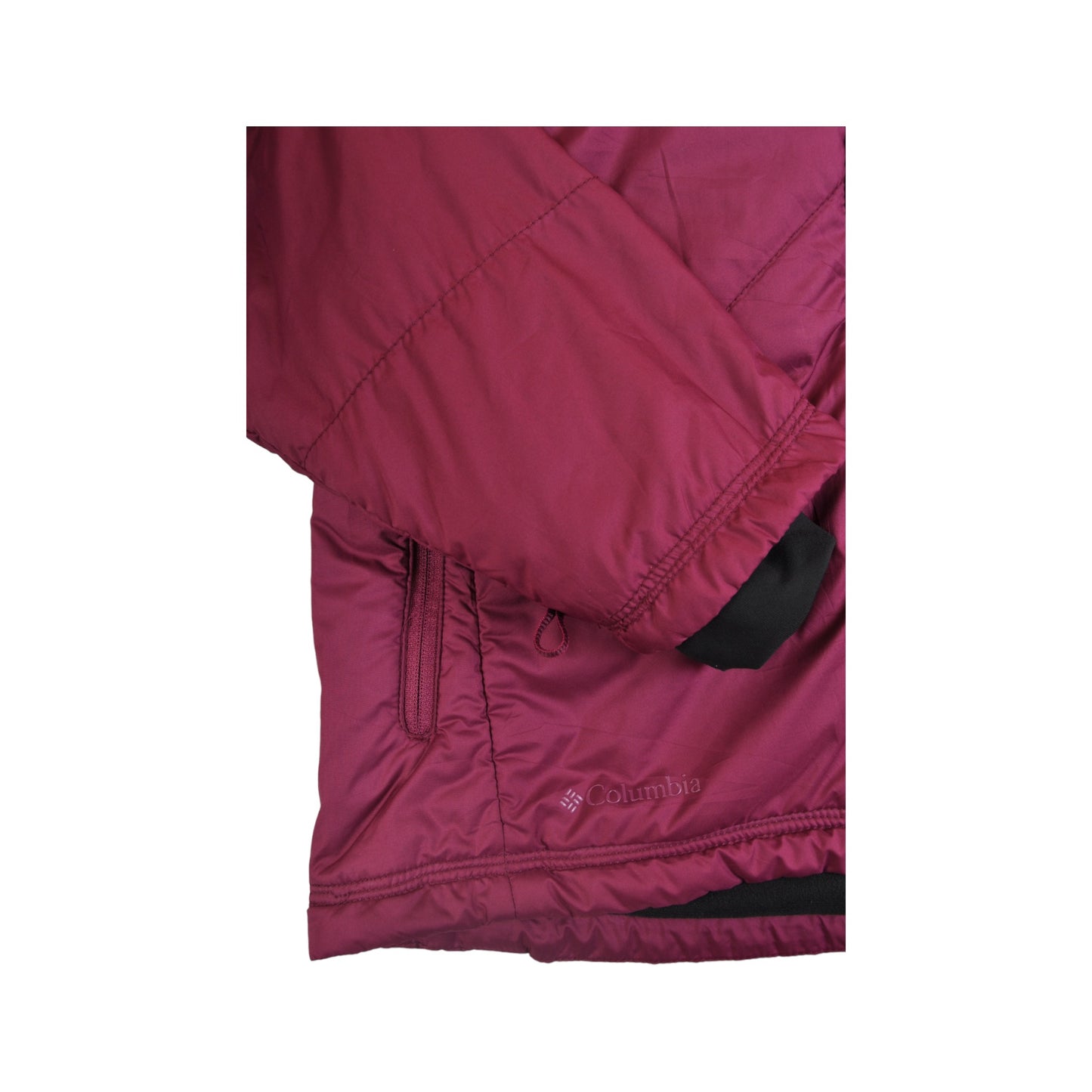 Vintage Columbia Jacket Waterproof Fleece Lining Purple Ladies Small