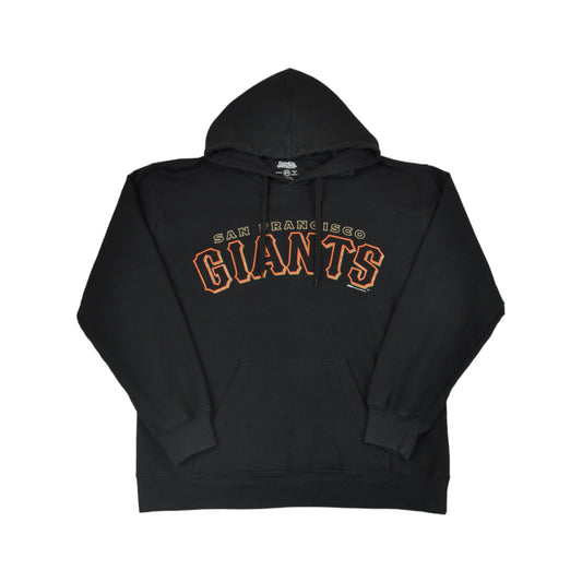 Vintage San Francisco Giants Baseball Team Hoodie Sweatshirt Black Ladies Small