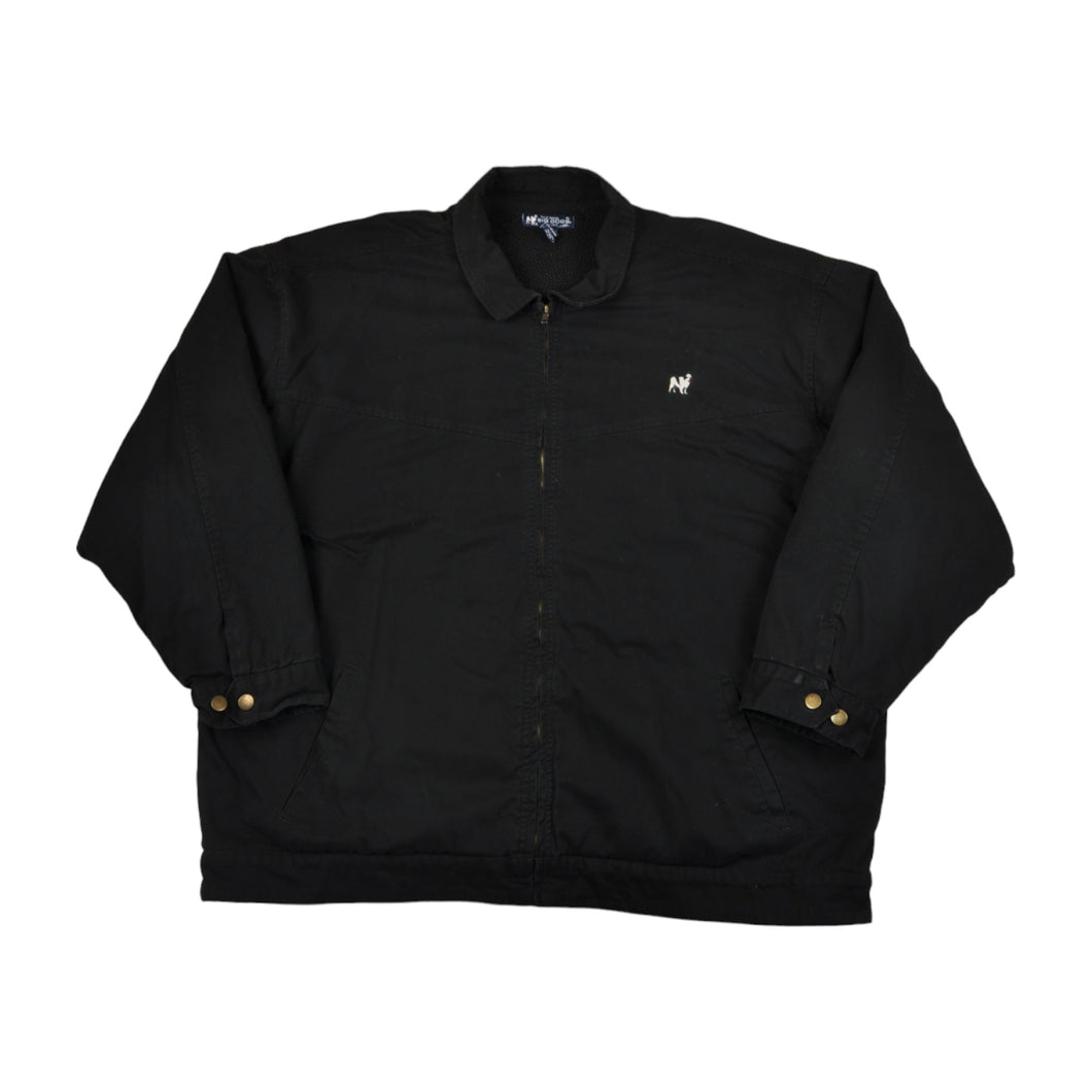Vintage Workwear Detroit Jacket Sherpa Lined Black XXXXL