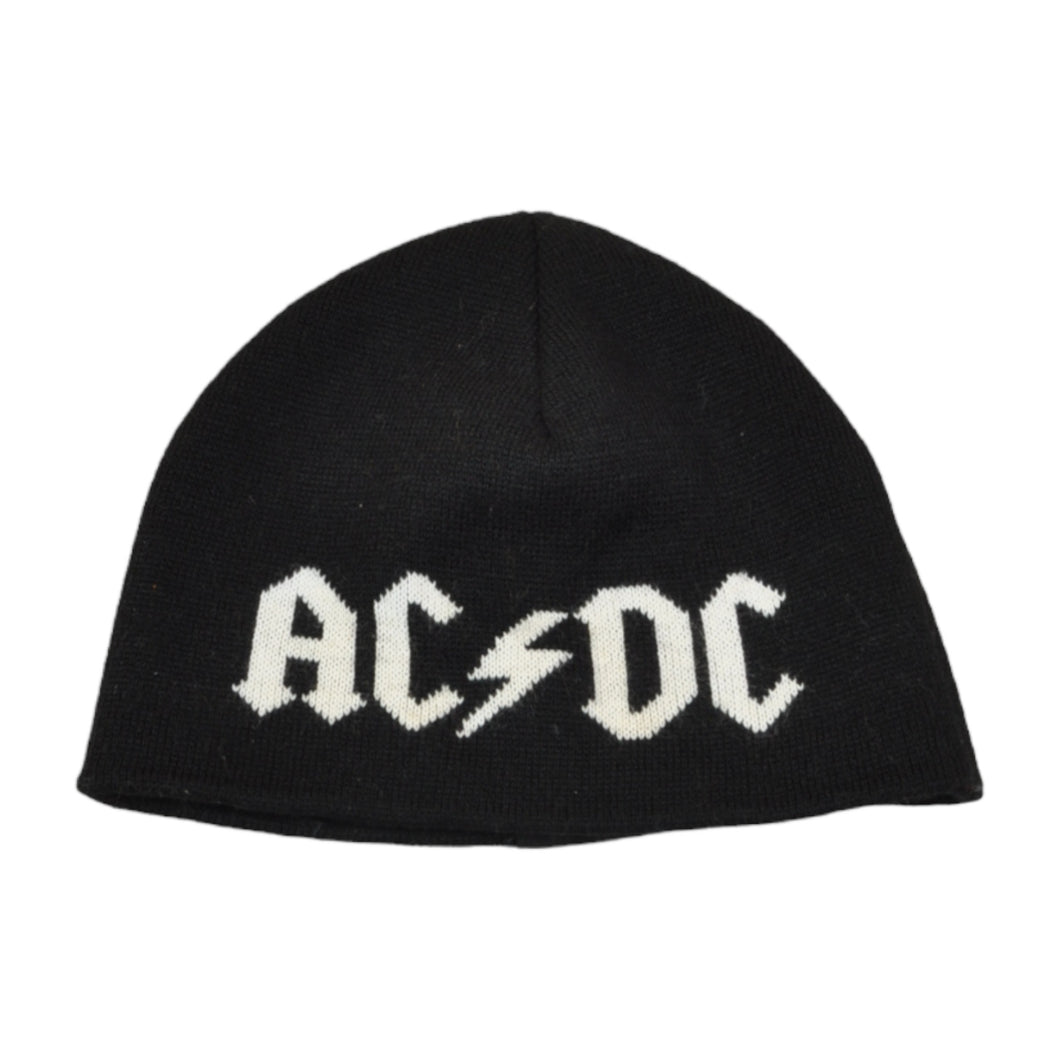 Vintage ACDC Beanie Hat Black