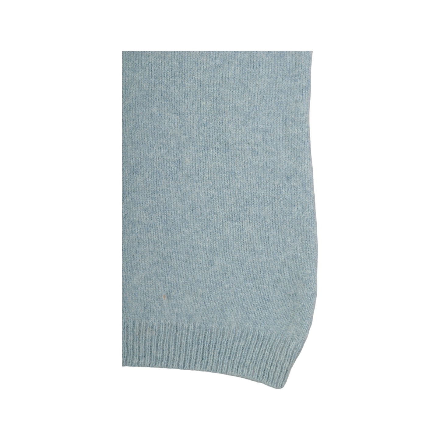 Vintage Roll Neck Knitwear Sweater Blue Ladies Medium