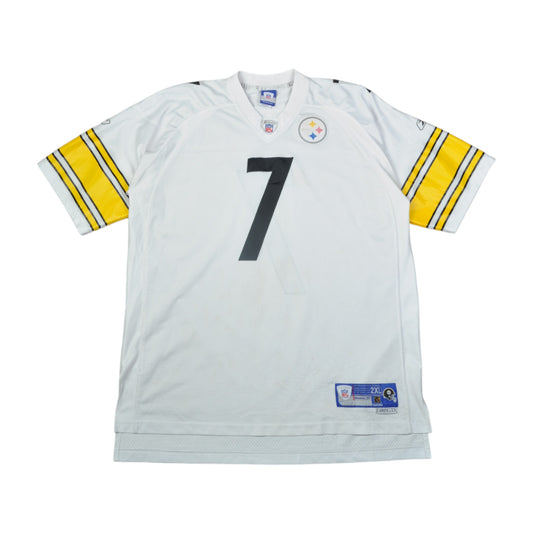 Vintage Reebok NFL Pittsburgh Steelers American Football Jersey White XXL