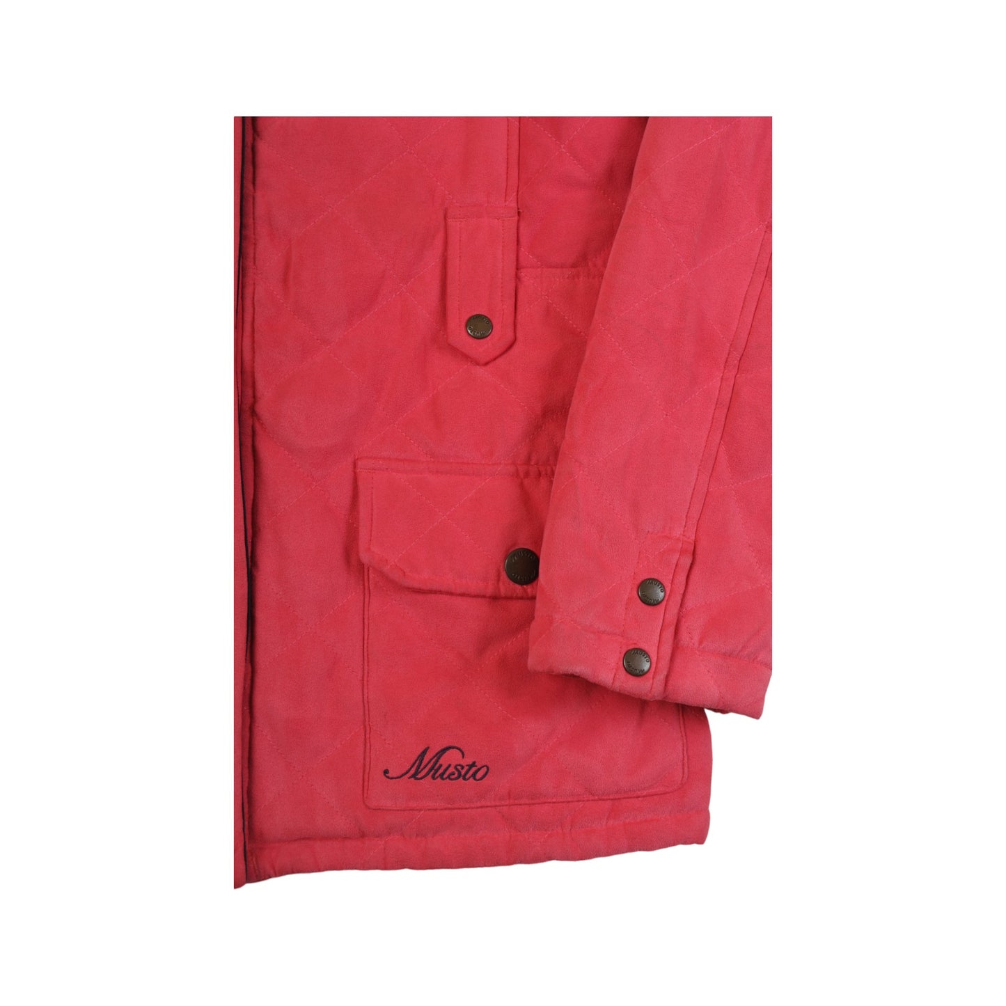 Vintage Musto Insulated Jacket Pink Ladies Large