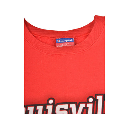 Vintage Champion Louisville Mom Sweatshirt Red XL