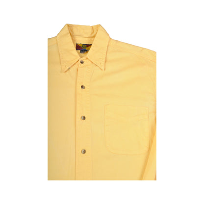 Vintage Camp Creek Shirt Long Sleeved Yellow Small