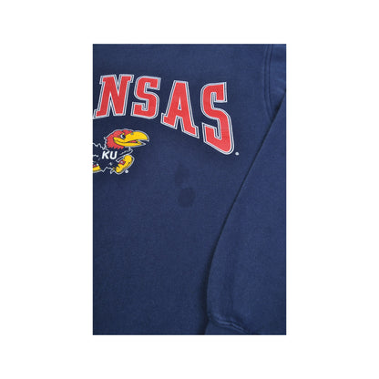 Vintage Kansas Jayhawks Sweater Navy Large