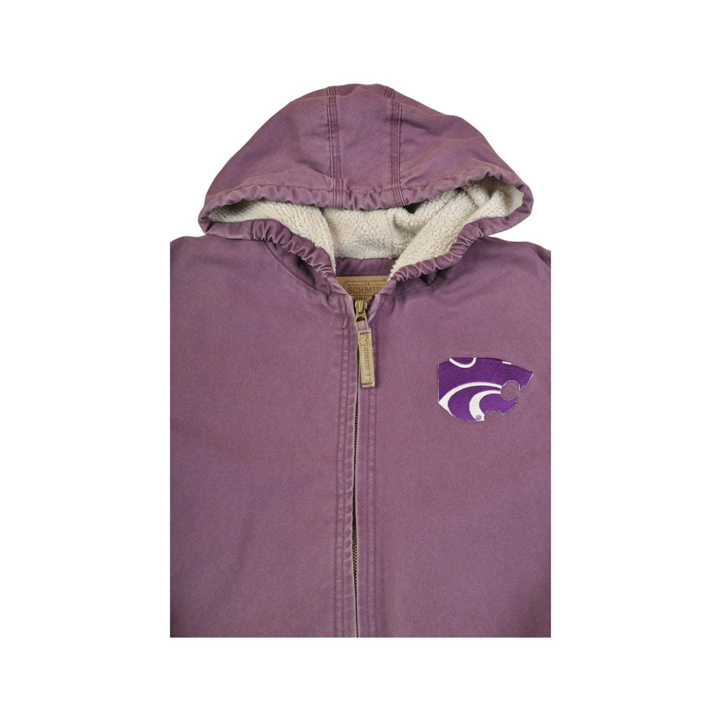 Vintage Schmidt Active Jacket Sherpa Lined Purple Ladies Small