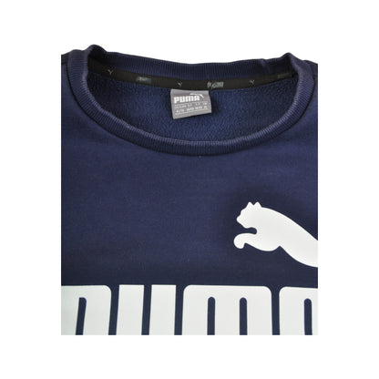 Vintage Puma Sweatshirt Navy XL