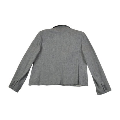 Vintage Y2K Blazer Jacket Grey Ladies Large