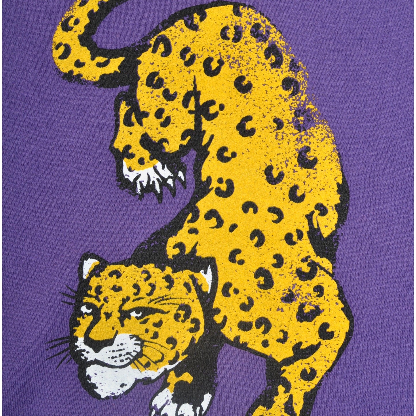 Leopard Printed Sweatshirt Purple