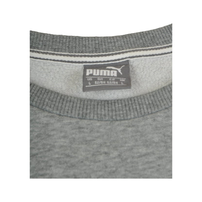 Vintage Puma Crew Neck Sweatshirt Grey Large
