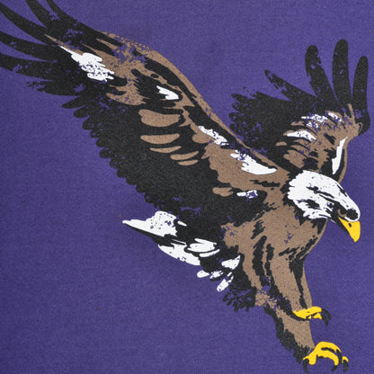 Eagle Printed Sweatshirt Purple