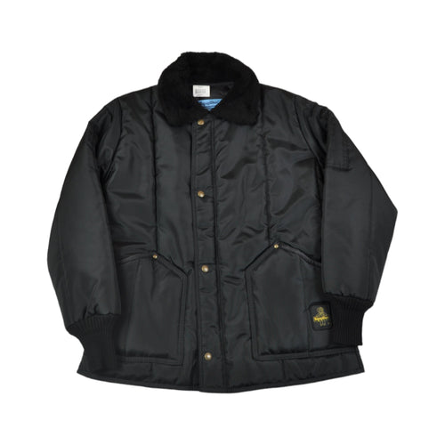 Vintage Refrigiwear Sherpa Jacket Black Ladies Medium