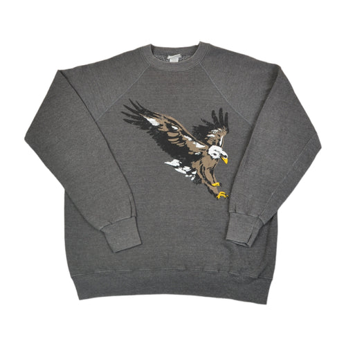 Eagle Printed Sweatshirt Dark Grey