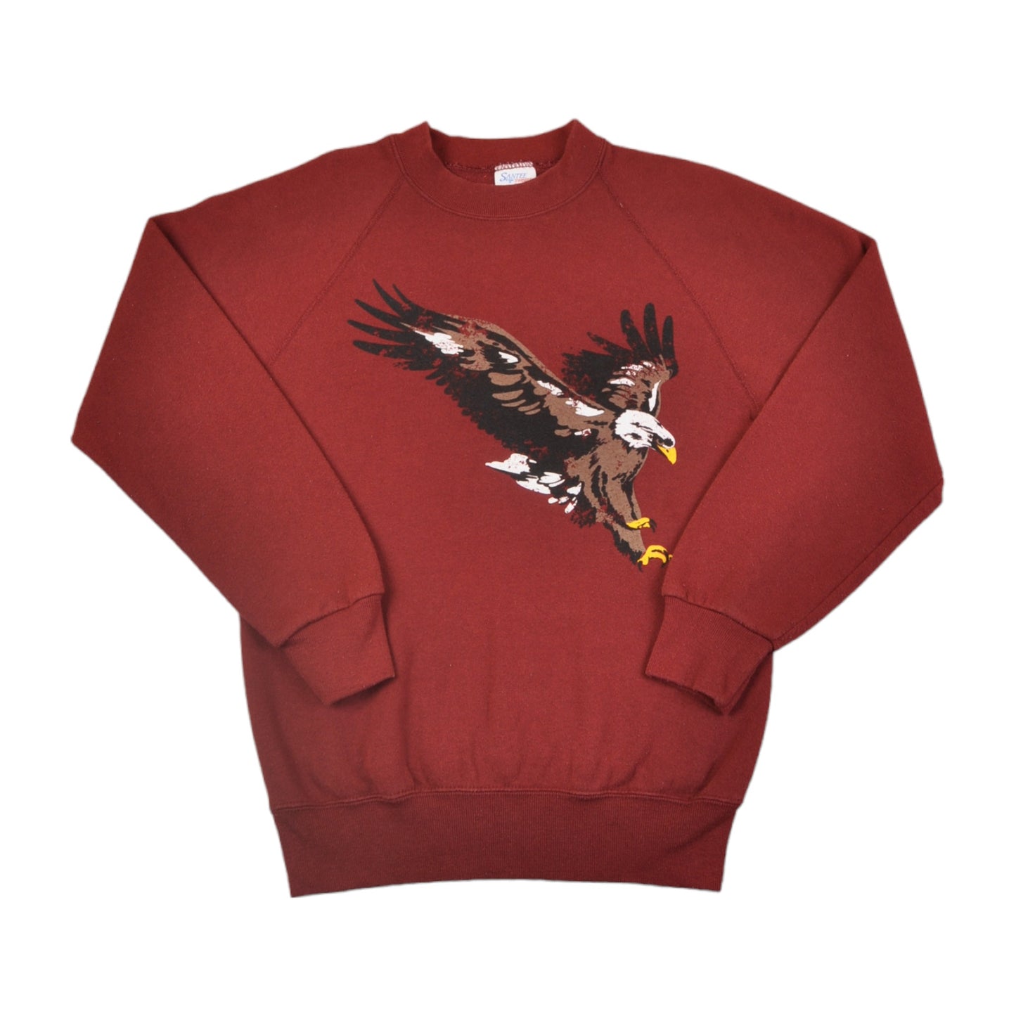 Eagle Printed Sweatshirt Burgundy