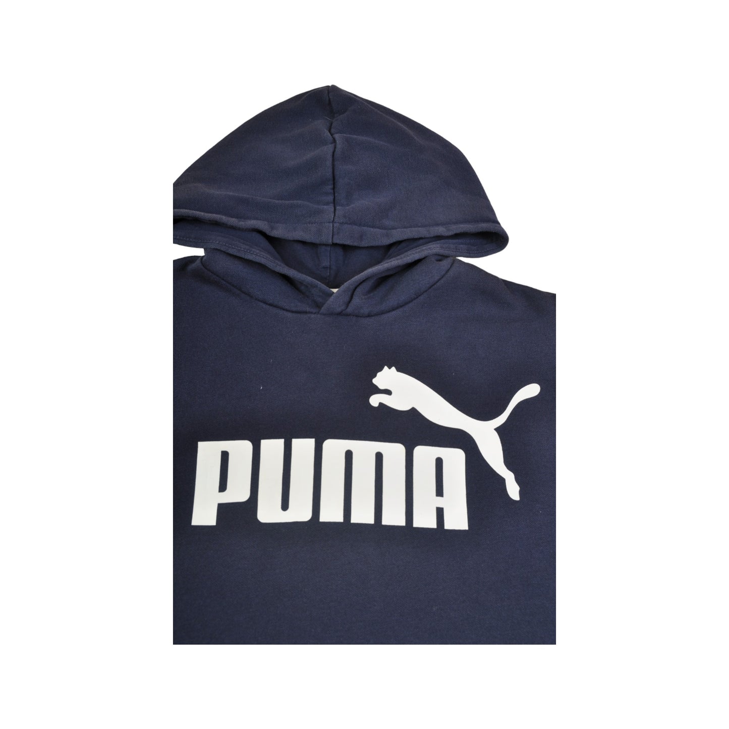 Vintage Puma Hoodie Sweatshirt Blue Ladies Small