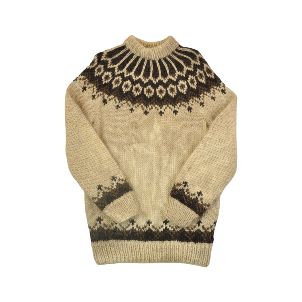 Vintage Knitwear Sweater Scandi Pattern Ladies Small