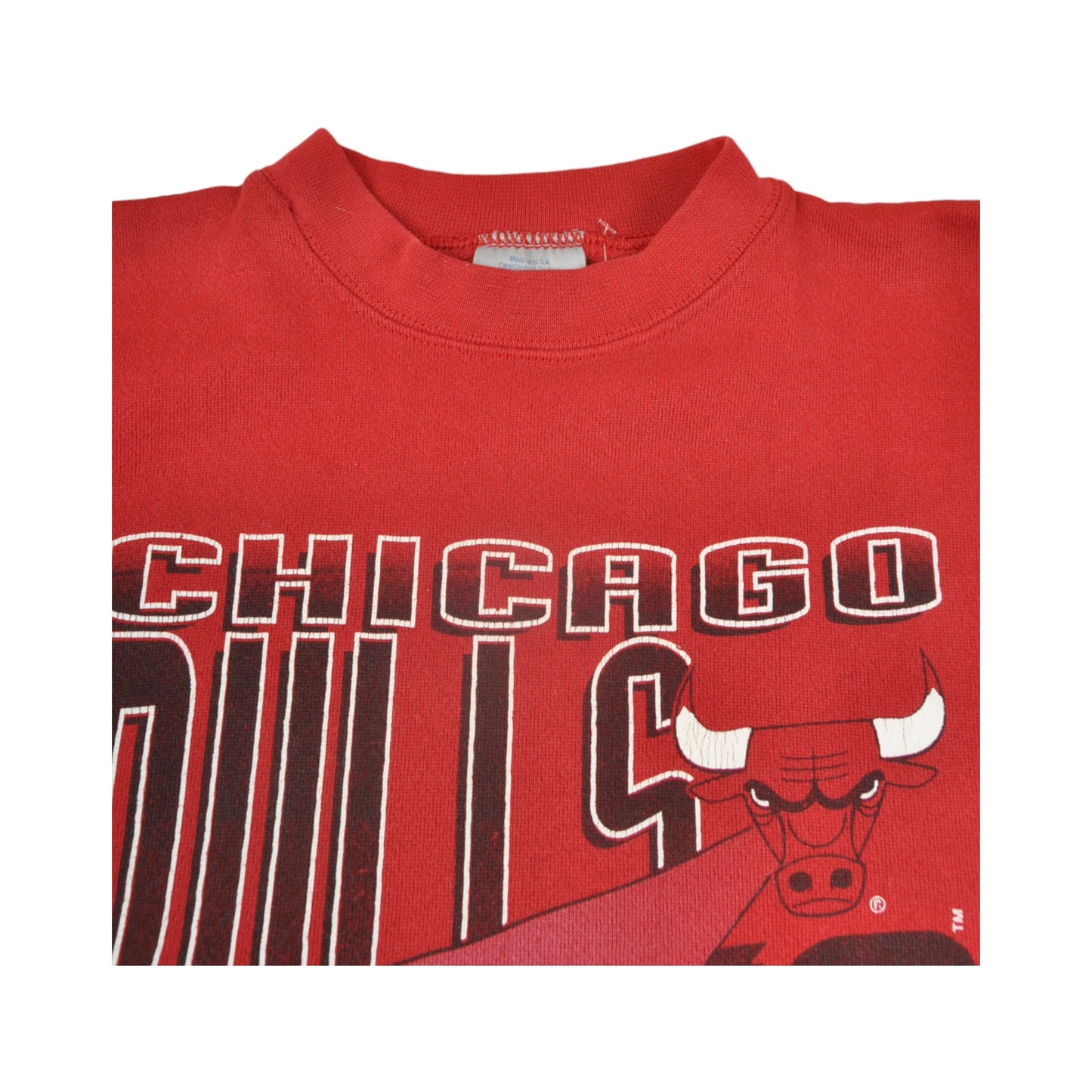 Vintage NBA Chicago Bulls Sweatshirt Logo 7 Ladies XXS