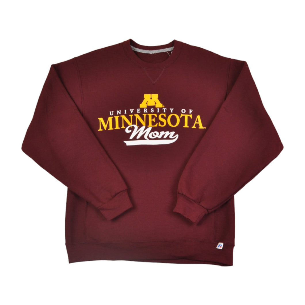 Vintage University of Minnesota Mom Sweatshirt Burgundy Ladies Medium