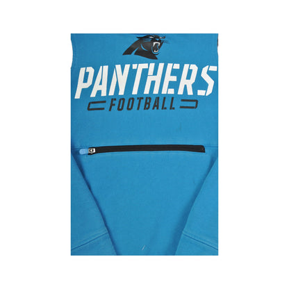Vintage NFL Carolina Panthers American Football Hoodie Sweatshirt Blue XS