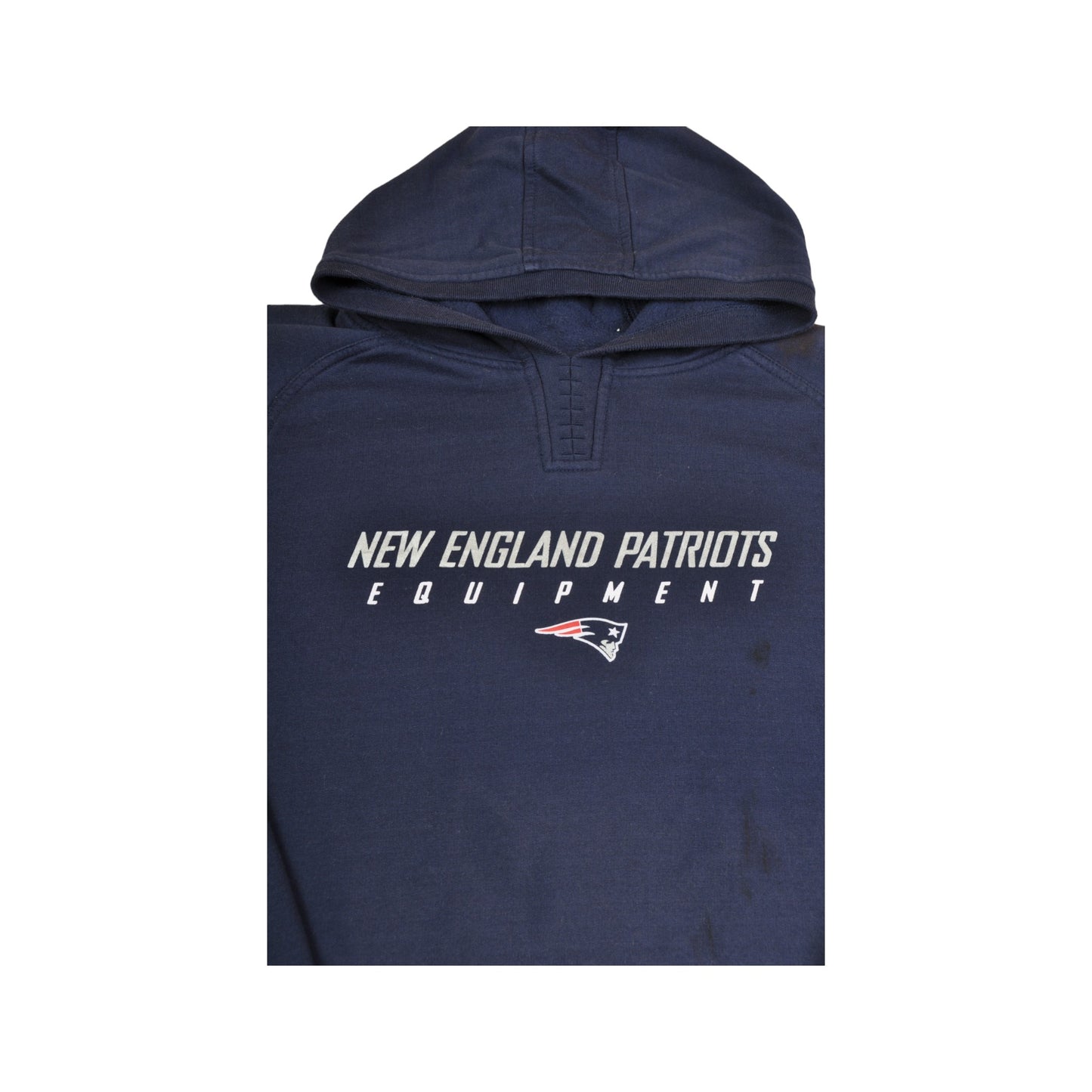 Vintage NFL New England Patriots Hoodie Sweatshirt Navy Ladies Small