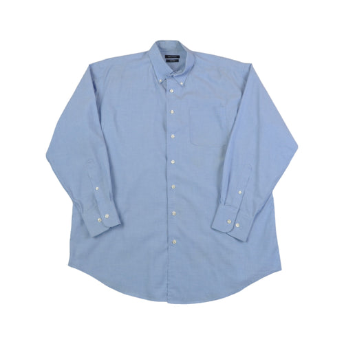 Vintage Nautica Shirt Long Sleeved Blue XL