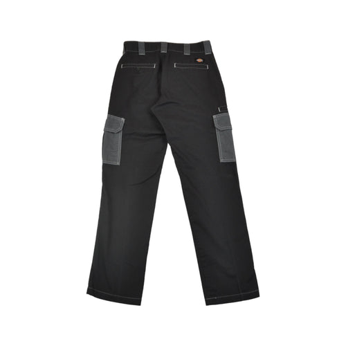 Vintage Dickies Workwear Cargo Pants Straight Leg Black W30 L30