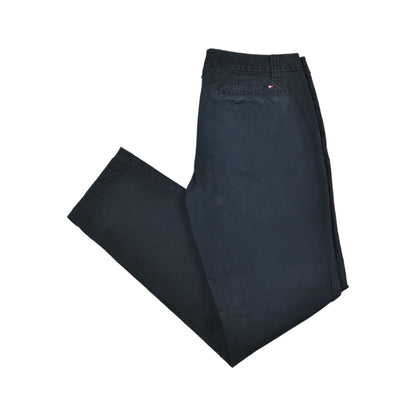 Vintage Tommy Hilfiger Chino Cotton Pants Navy Ladies W32 L30
