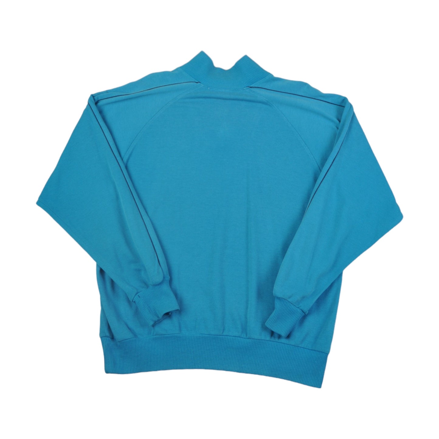 Vintage Lacoste 1/4 Zip Sweatshirt Blue Medium