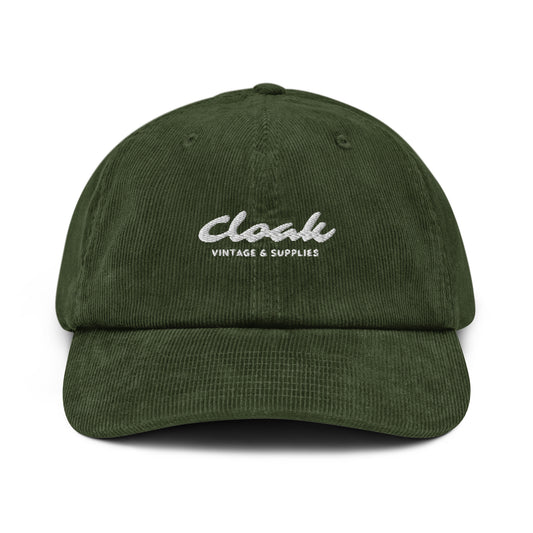 Corduroy Cap Cloak Vintage & Supplies Green