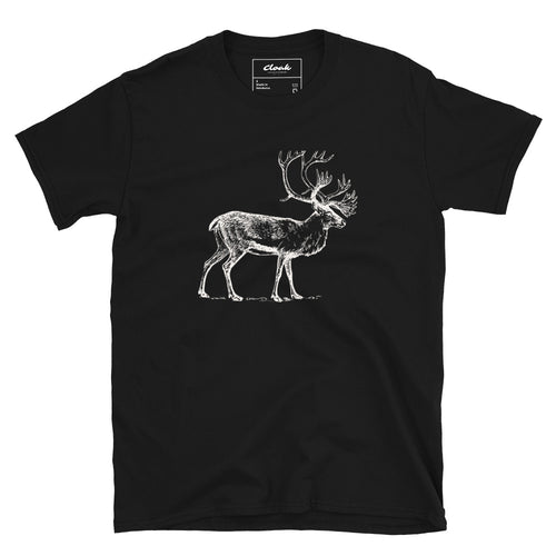 Stag Printed T-Shirt Black (S-XXXL)