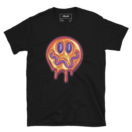 Trippy Face Printed T-Shirt Black (S-XXXL)