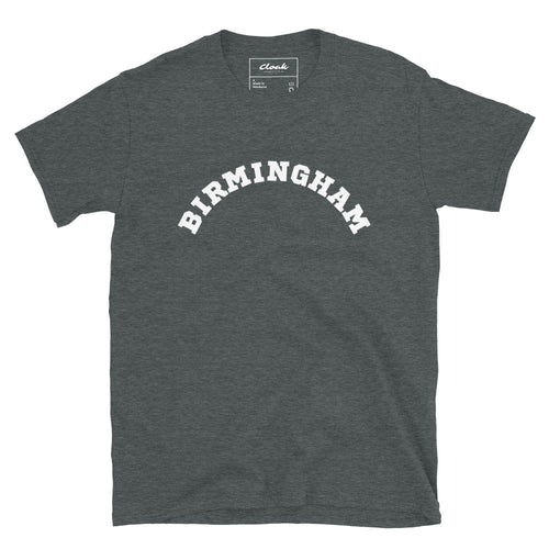 Birmingham Varsity Printed T-Shirt Dark Grey (S-XXXL)