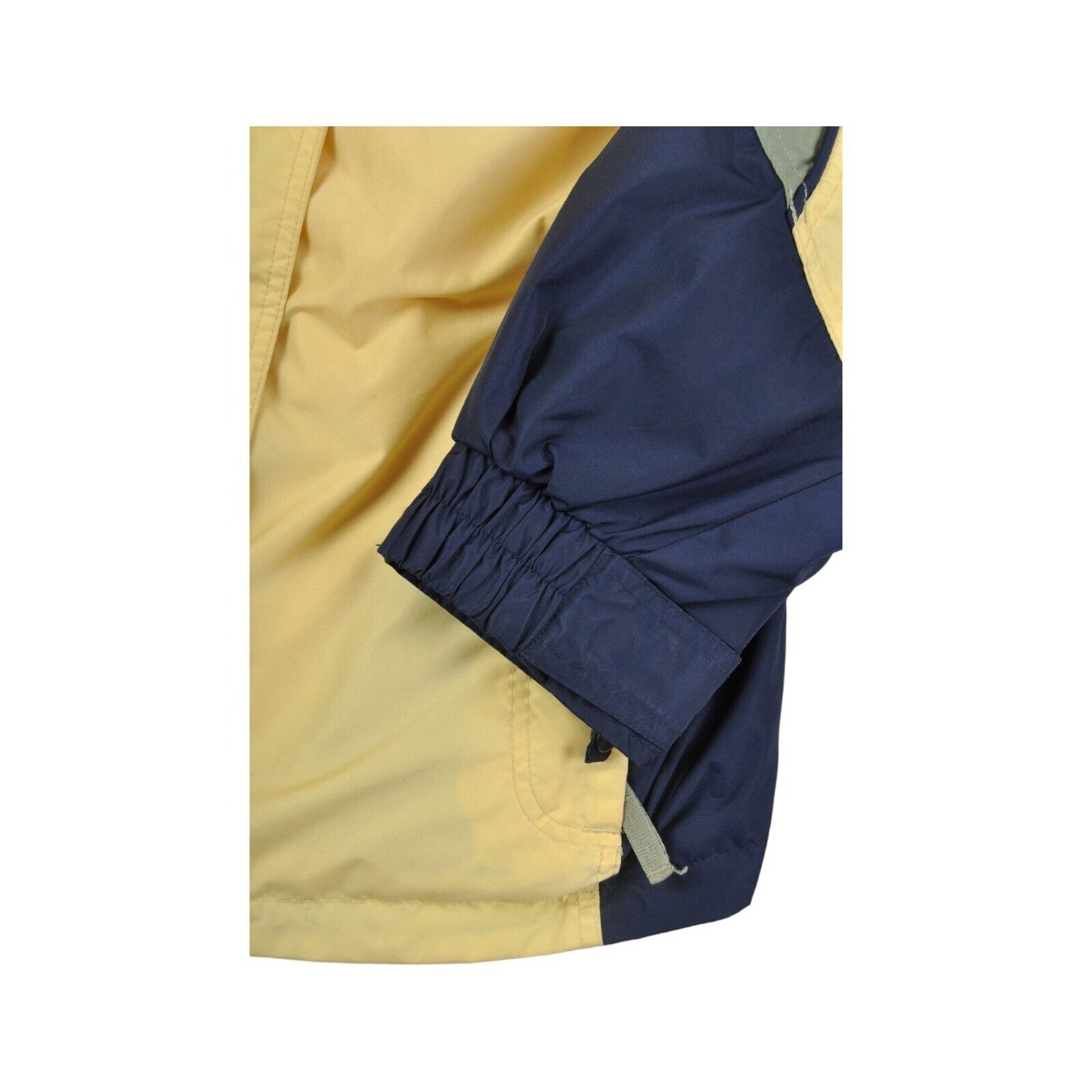 Vintage Columbia Jacket Waterproof Yellow/Navy Ladies XL