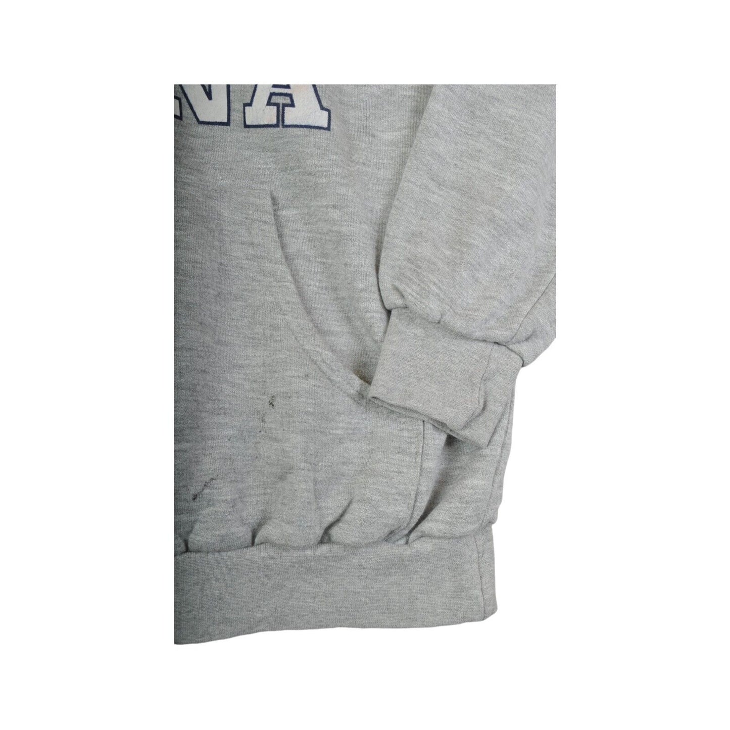 Vintage Universita' Siena Hoodie Sweatshirt Grey Medium
